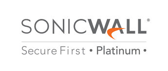 Sonicwall secure first platinum logo